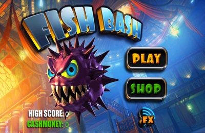 دانلود بازی سرگرم کننده آیفون Fish Bash 1.0 باش ماهی